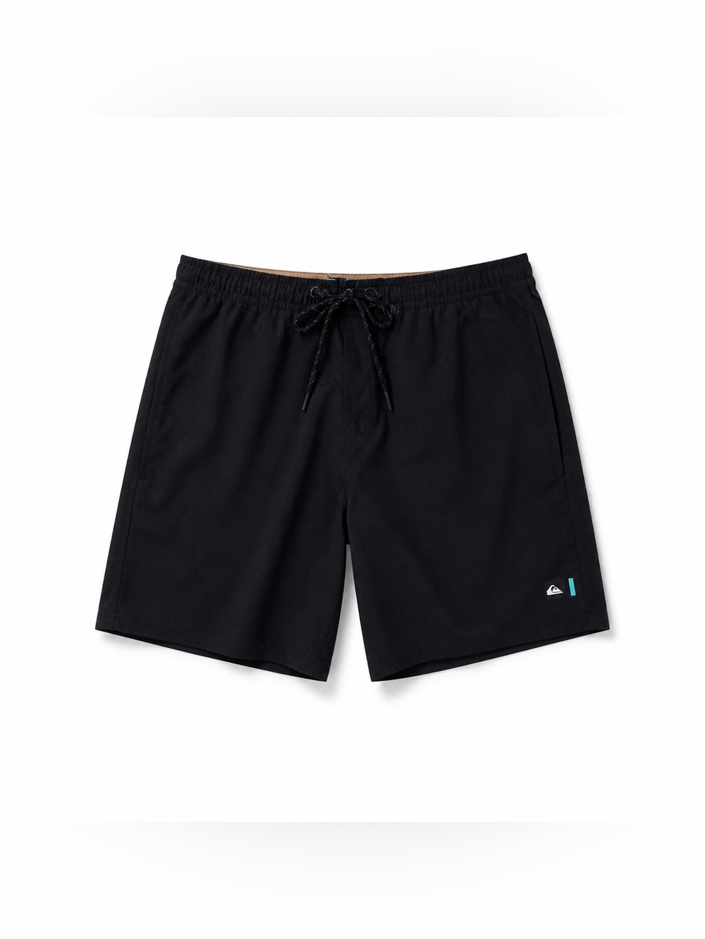 Quiksilver Black Men's Boardshorts with Subtle Logo